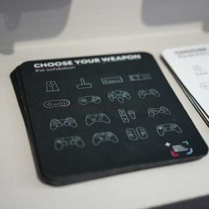 Mousepad Choose Your Weapon Μαύρο
